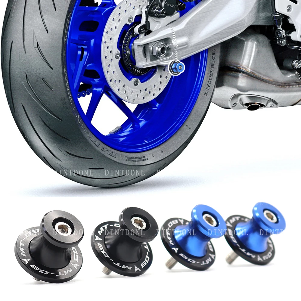 6mm Swingarm Spool Sliders For Yamaha MT-09/FZ09 (2013-2024) - Aluminum Pair, Anodized Finish 4 thumbnail image