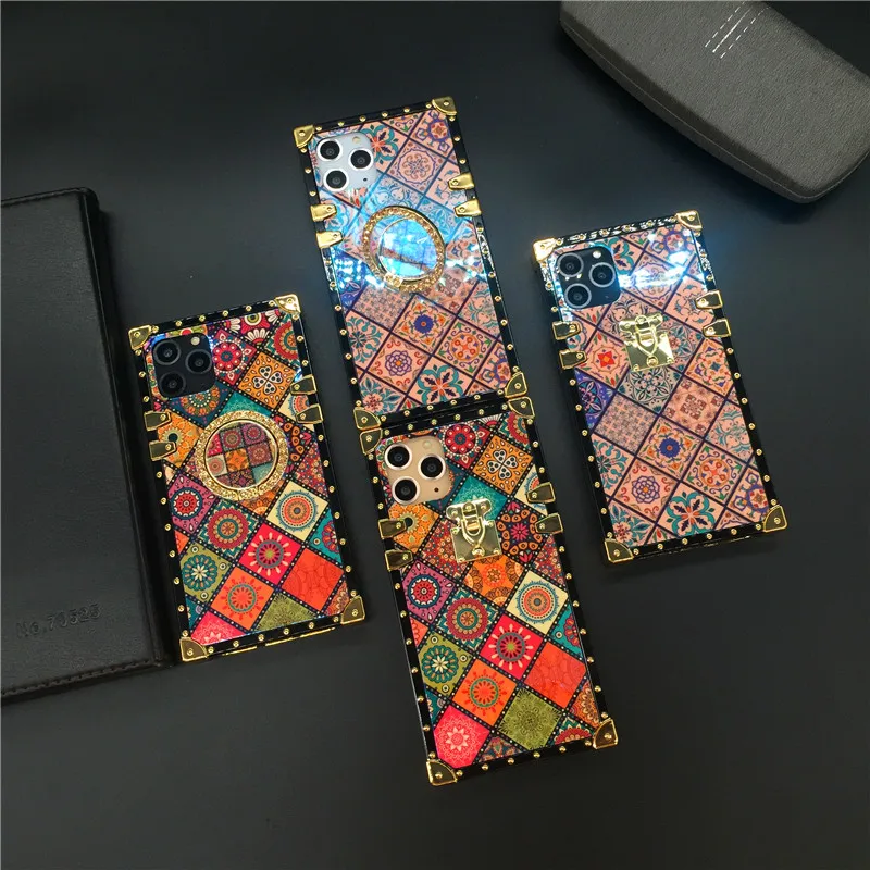 Элитный бренд плед квадратный чехол для huawei Коврики 20 Pro 30 P30 P20 Lite Honor 20 8X10 Nova 5 4E 3 3i 3E Y6 Y7 Y9 чехол для телефона