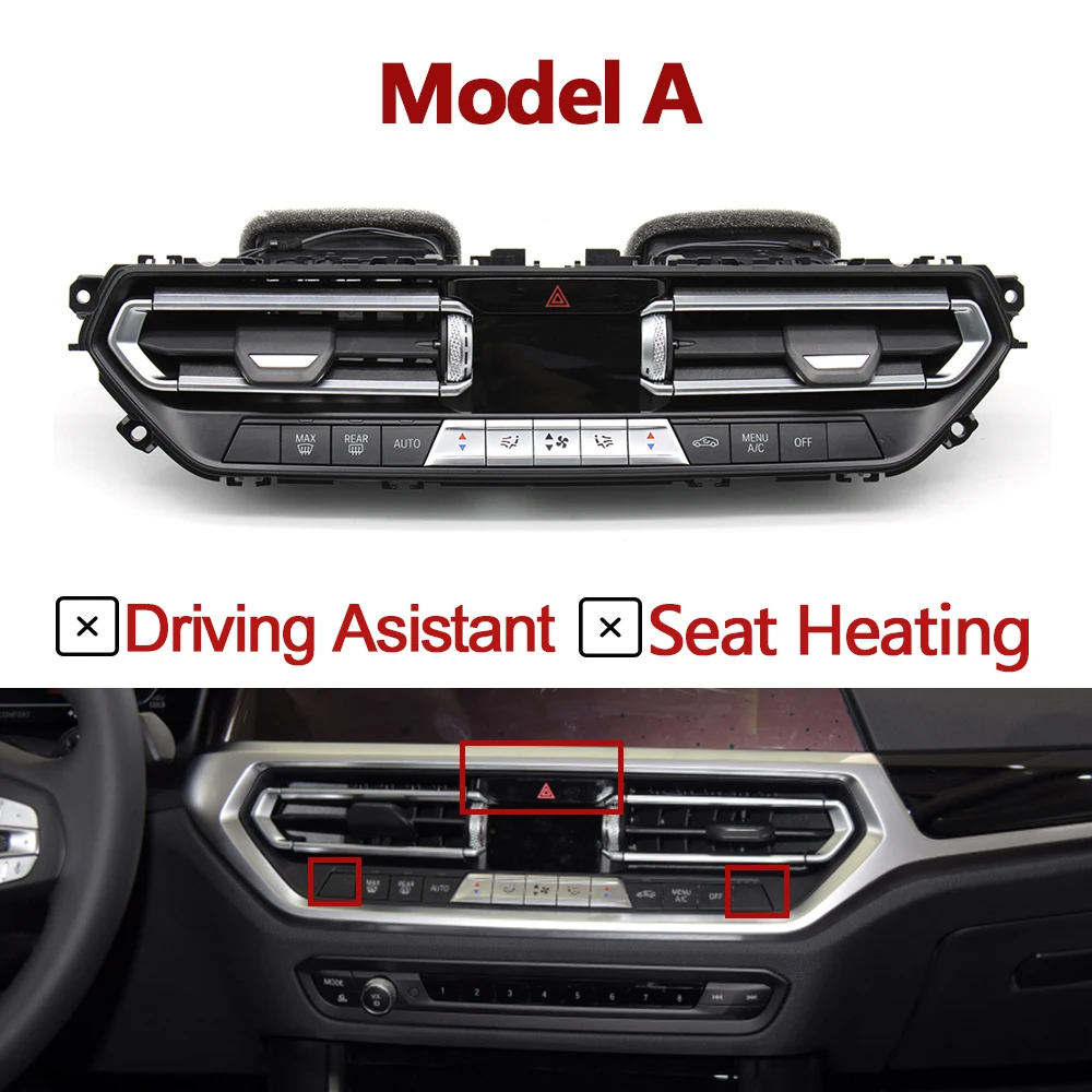 BMW 2 3 4 Z4 X3 X4 시리즈 F40 F44 G20 G26 G28 G29 G01 G02 용 95% 신품 자동차 중앙 에어컨 AC 통풍구 그릴 아웃렛 어셈블리