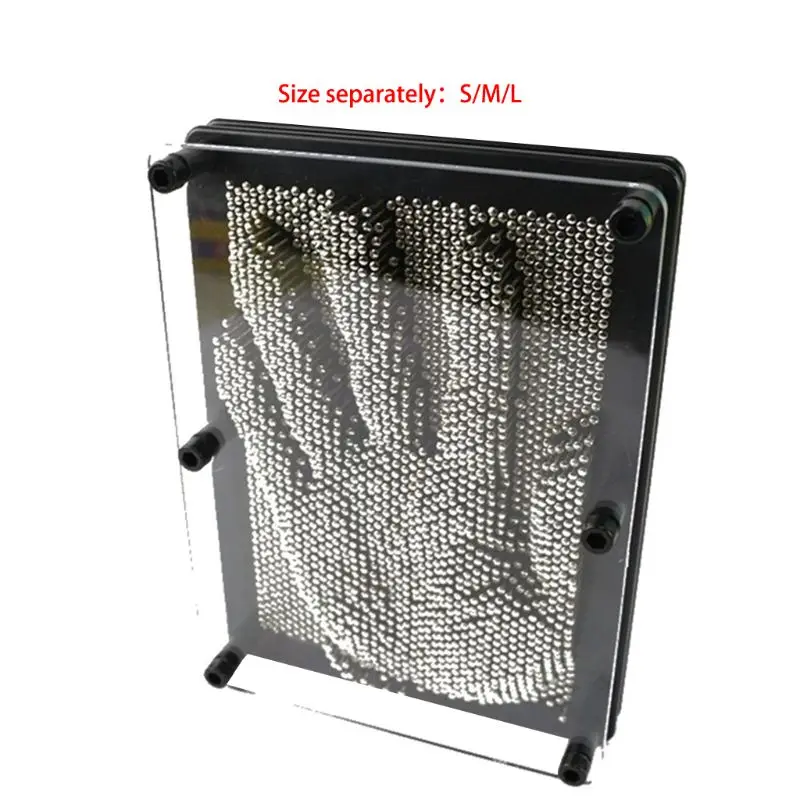 discounted  Plastic colorful desk toys funny game Pin art 3D clone shape pin art Shoumo needle child face palm 