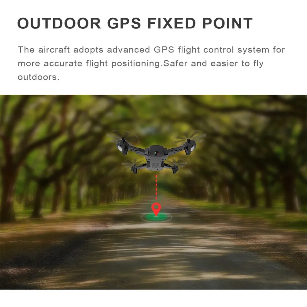 SG900-S складной Квадрокоптер 2,4G 720P HD камера Wi-Fi FPV gps фиксированная точка Дрон высота удержания Следуйте за мной один ключ возврата W725