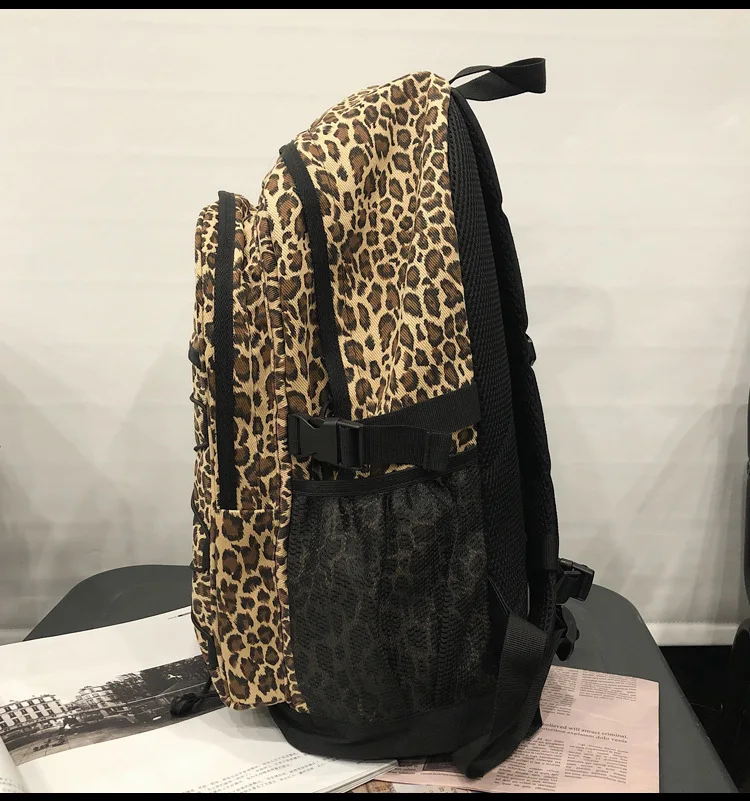 Zaini leopardati borsa a tracolla con stampa ghepardo borsa da donna zaino  borse da scuola per ragazze rugzak mannen sac à dos homme rugtas  dames|Backpacks| - AliExpress