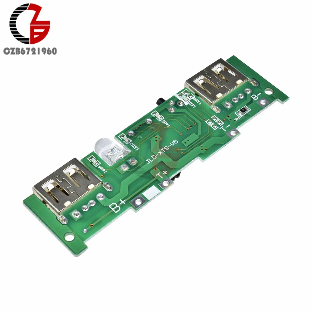 2 USB выхода DC 5V 2A 1A мобильный Банк питания зарядный Модуль Micro USB 18650 литиевая батарея зарядное устройство Baord DIY