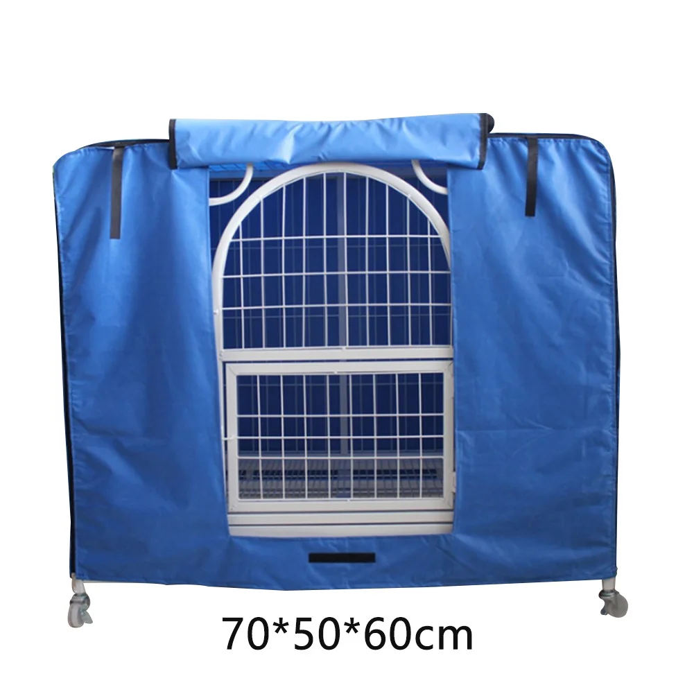 

Pet Supplies Foldable Crate Dog Cage Cover Outdoor Waterproof Washable Breathable Zipper Universal Kennel Roller Windsheild