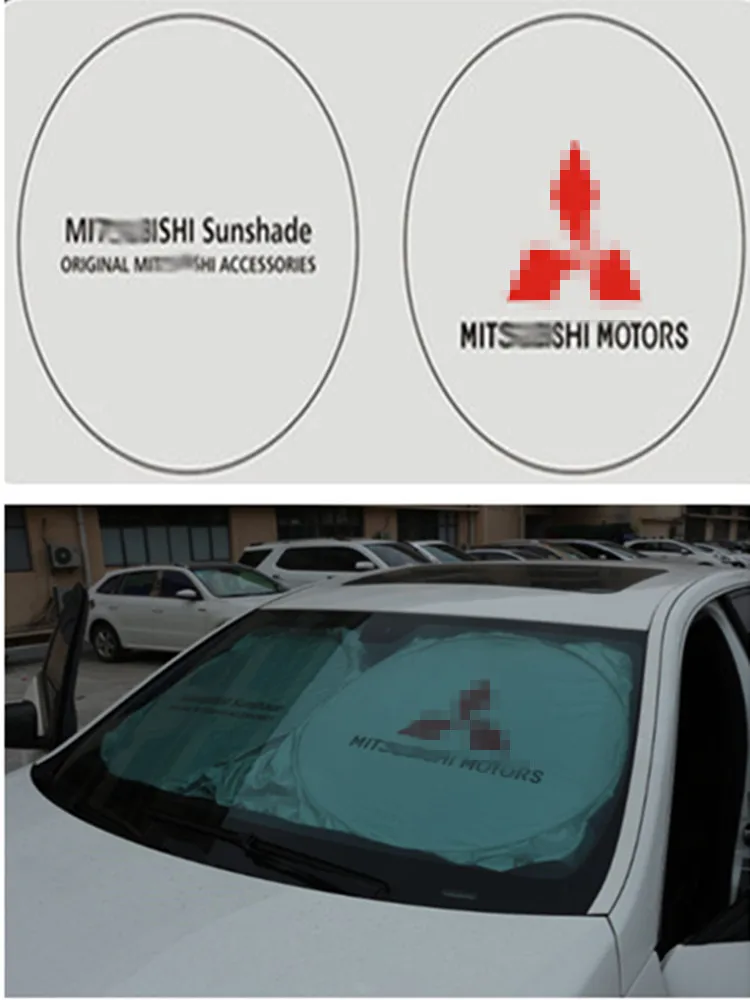 

Car Windshield Cover for MITSUBISHI PAJERO OUTLANDER EX ASX PHEV EV Window Sunshade Sun Shade UV Protection Auto Accessories