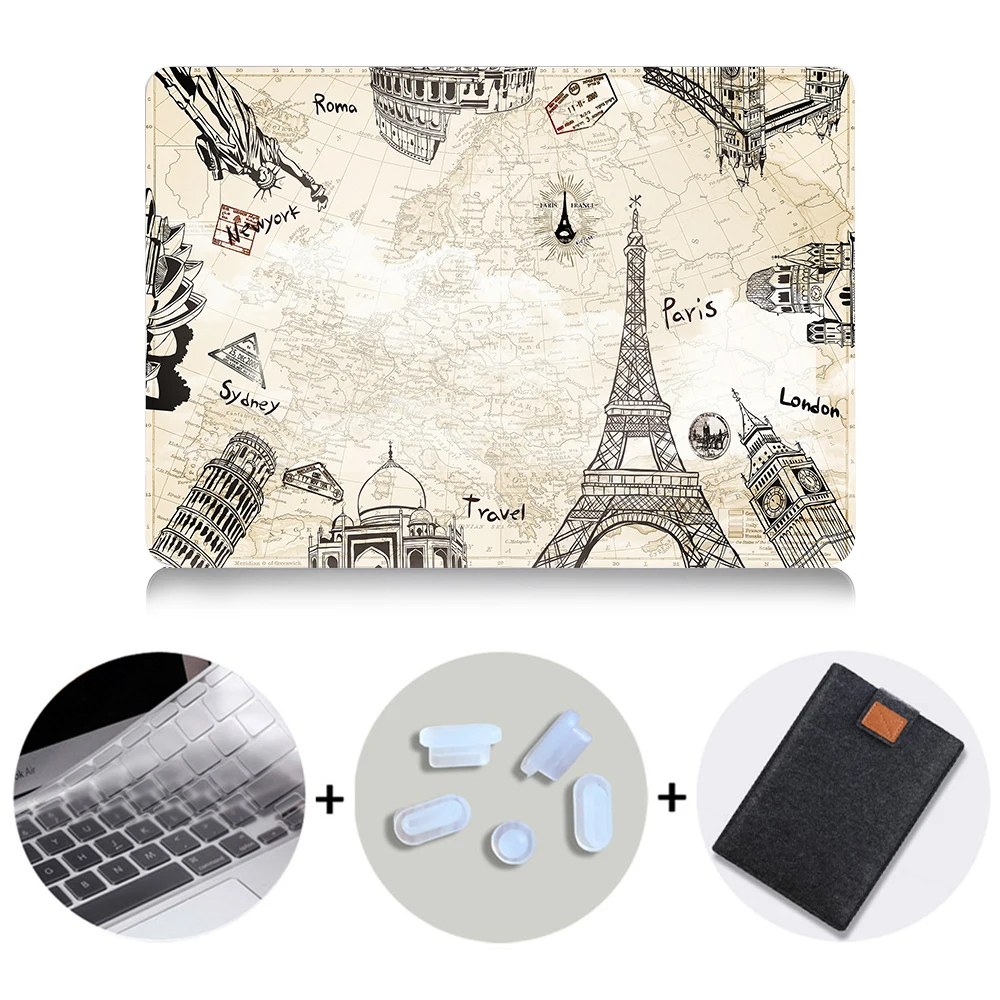 MB03 MTT чехол в стиле ретро для Macbook Air 11 13 Pro 13,3 16 15 retina с сенсорной панелью для apple mac book 12 дюймов a1534 чехол для ноутбука - Цвет: MB03