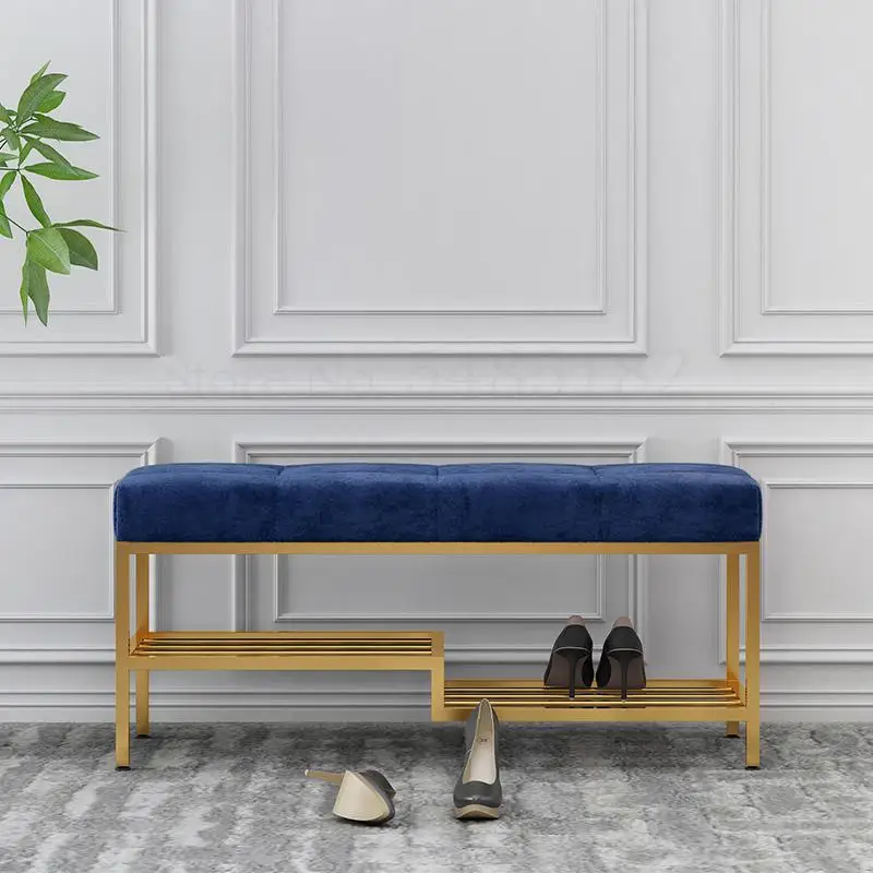  Nordic shoe stool home simple door creative rack cabinet light luxury bedroom bed end |