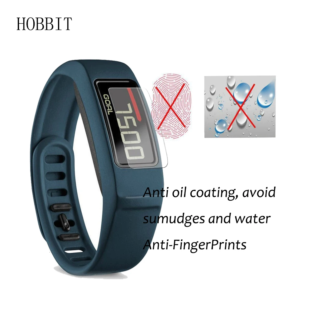 3 шт. в упаковке для Garmin Vivofit 2, спортивные Смарт-часы, ремешок, ЖК-аксессуары, анти-шок, Взрывозащищенная защита экрана, пленка против царапин