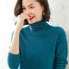 Women 100% Pure Goat Cashmere Knitting Pullovers 20Colors Turtleneck Soft Warm Sweater Top Grade Standard Clothes Ladies Tops ► Photo 2/6