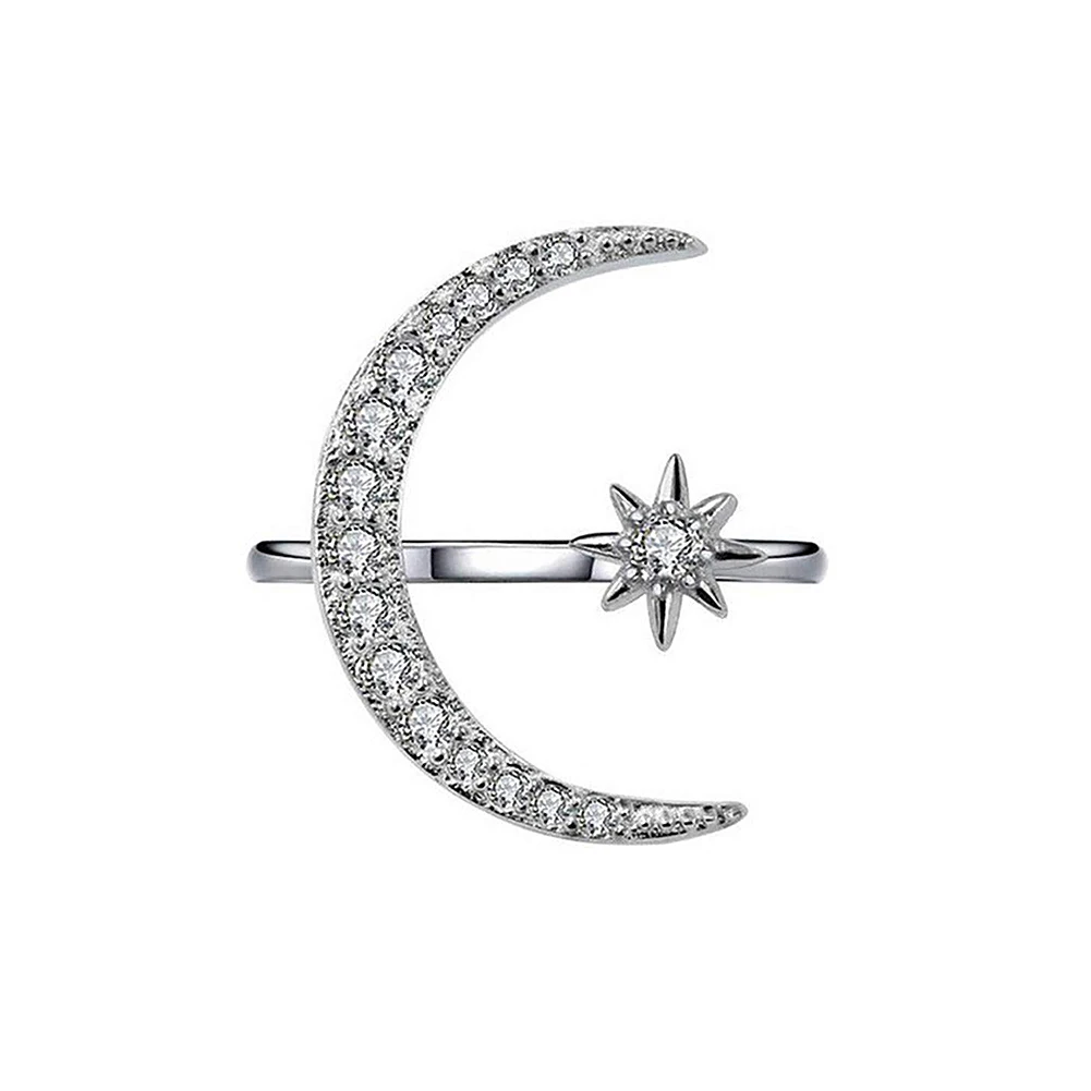 Новейшее обручальное кольцо, роскошное заполненное кристаллом циркония, Открытое кольцо, обручальное кольцо, обещающее обручальное кольцо для женщин, ювелирные изделия, подарки - Цвет основного камня: A1