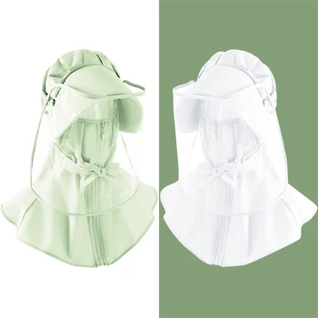 

Women Sun Hat Fishing Cap Outdoor Cap Hiking Hat Camping Visor Hat Protection Face Neck Cover Sun UV Protect Cap