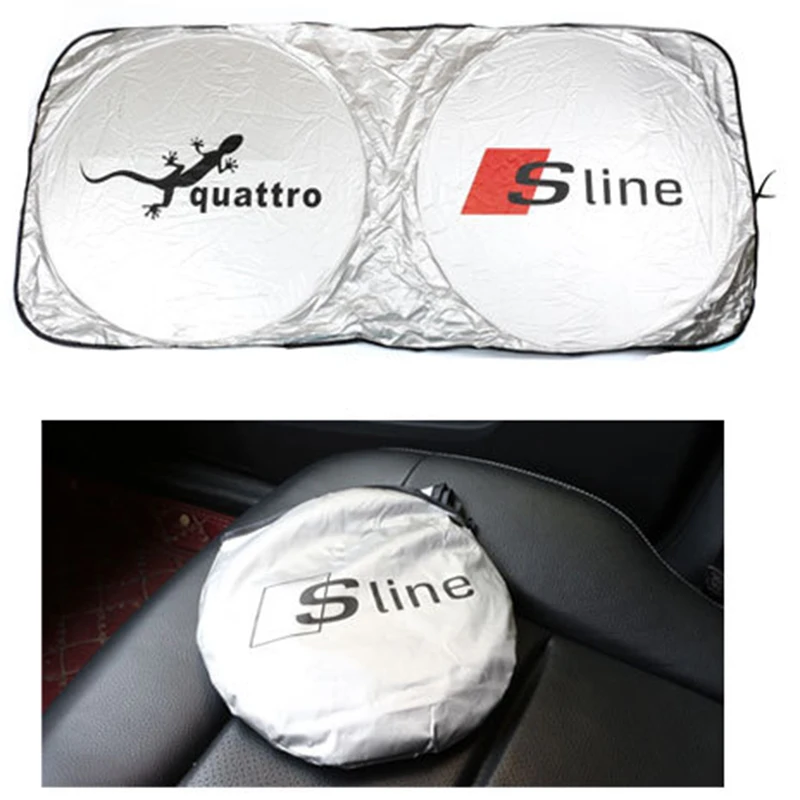 

1 pcs Car Front Windshield Sunshade Sunscreen for Audi a3 a4 a5 a6 s4 s5 s6 s7 q3 q5 q7 c5 c6 b6 b7 b8 8p 8v Car Accessories