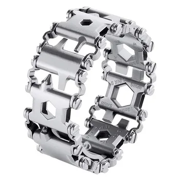 

29 in 1 Multi Tools Bracelet Stainless Steel Survival Travel Friendly Bracelets LKS99