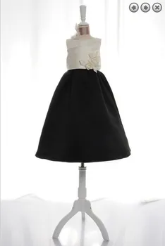 

free shipping flower girl dresses for weddings 2016 first communion christmas pageant dresses for girls white and black dresses