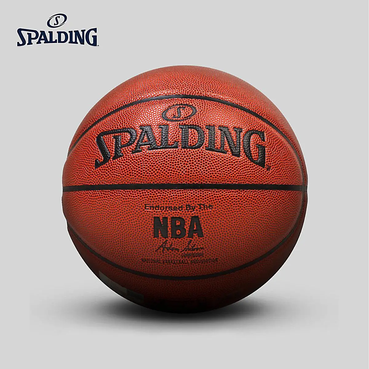 Spalding NBA для комнатных и уличных видов спорта баскетбольный мяч общий размер 7 PU материал мужской матч обучение 74-601Y
