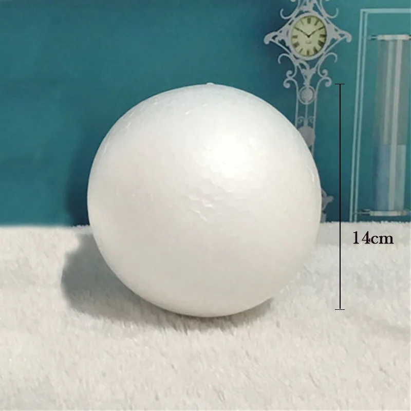 ball Искусственный цветок Роза медведь сделай сам белый пенопластовый Мишка форма Тедди на День святого Валентина подарки День Рождения Вечеринка свадебное украшение ремесло - Цвет: ball