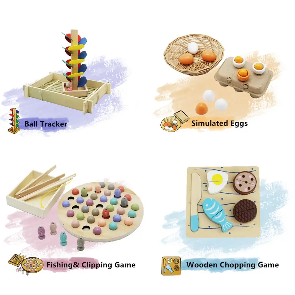 

Early Educational Toys for Baby 1.5-3.5 Years Old Hand-Eye Coordination Practical Materials Visual Sense Training Equipment