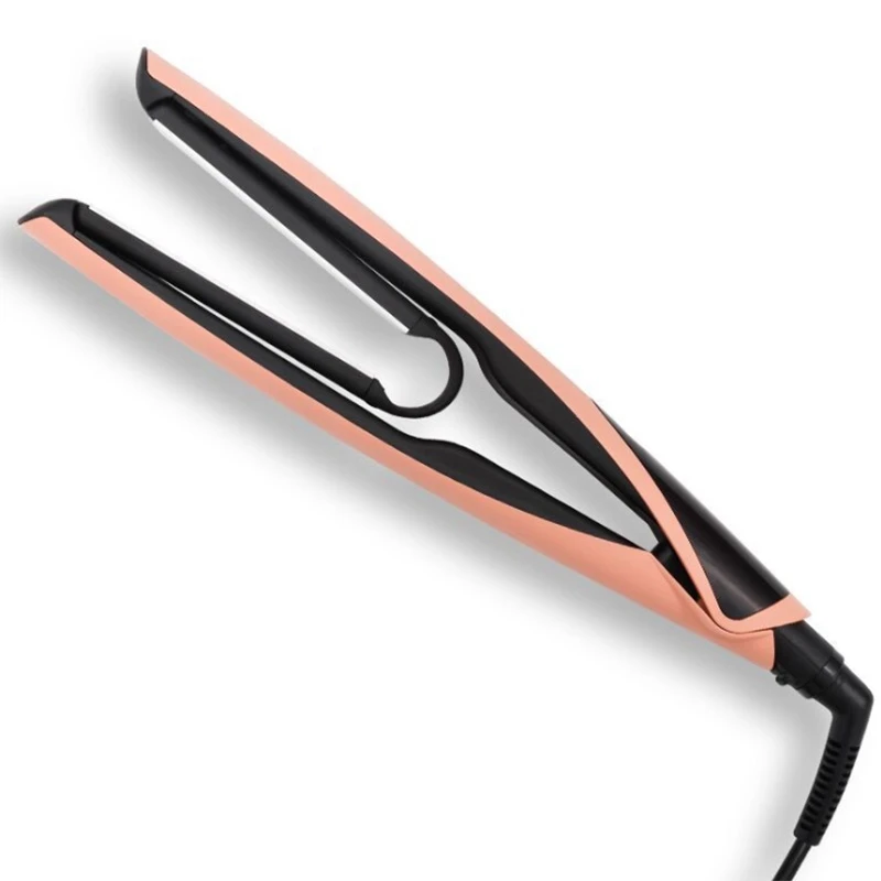 2 в 1 ЖК-дисплей Электрический турмалиновый Керамический выпрямитель для волос плоский утюжок для завивки волос гофрированный щипцы для завивки волос выпрямитель для волос - Цвет: Gold