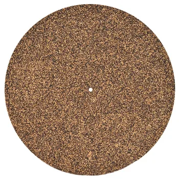 

Cork & Rubber Turntable Platter Mat Slipmat Anti-Static for LP Vinyl Record