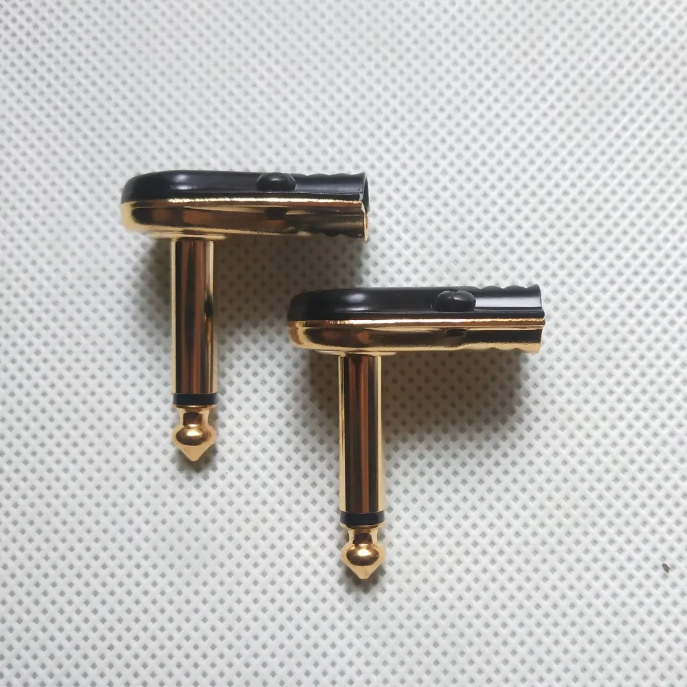 6.35mm male mono Audio plug microphone 90 Degree right angle L Type (2)