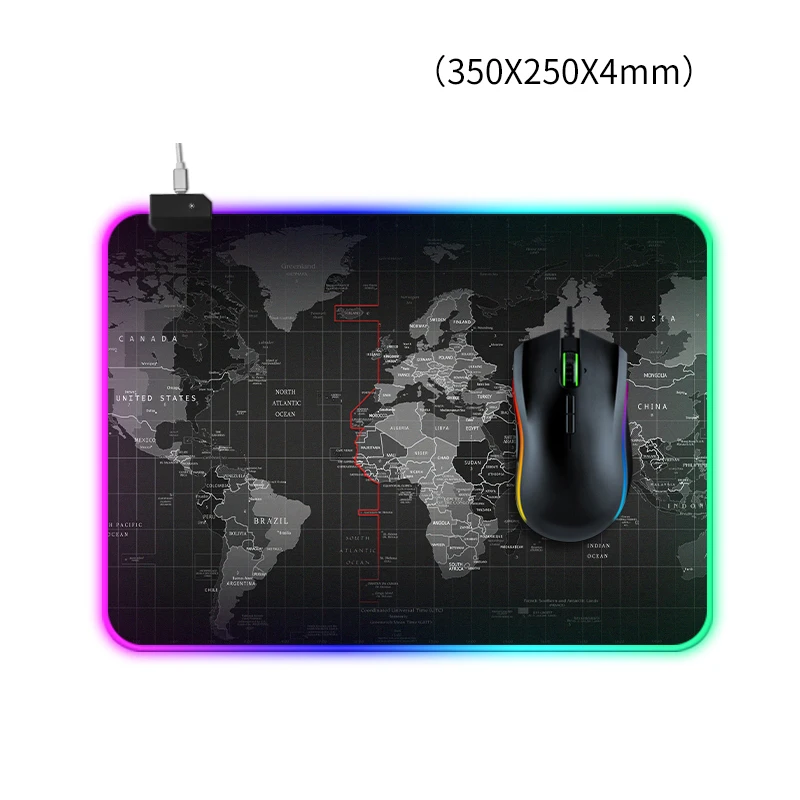 Коврик для мыши, клавиатура, Настольный коврик, RGB, большой коврик для мыши, геймер, большой коврик для мыши, компьютерный коврик для мыши, светодиодный коврик с подсветкой, игровой большой коврик Mause