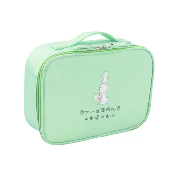 

OUTAD Compact Size Cartoon Printed Women Waterproof Makeup Bag Cosmetics Pouchs For Travel Ladies Pouch Cosmetic Bag