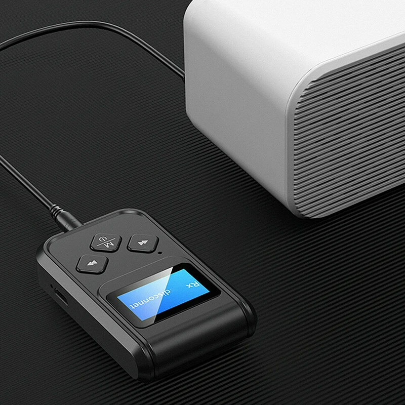 For Car Home Headphones 1pc Universal bluetooth 5 0 Audio Transmitter Receiver Portable Stereo Wireless Adapter Receiver Pohiks
