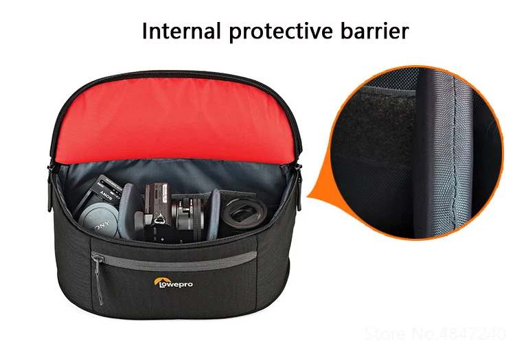 Gopro натуральная Lowepro Duo для зеркальной однообъективной камеры Камера Фото сумка для отдыха рюкзак, сумка через плечо поясная сумка