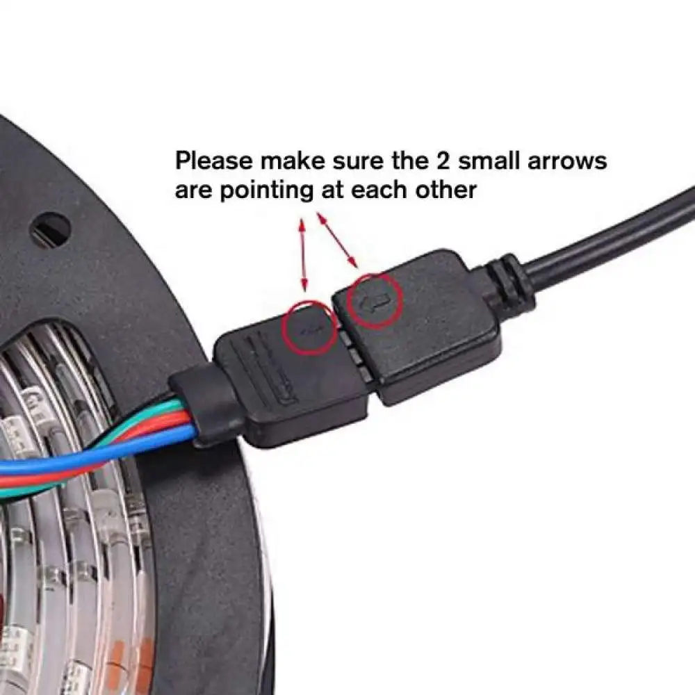 Светодиодная ленсветильник 3528 SMD RGB меняющая цвет 1/2/3/5/10/20 м с пультом на 44