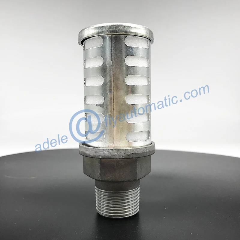 An50006 Silencer Smc Large Flow Muffler Metal Muffler Pneumatic