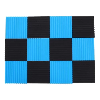

12pcs Acoustic Panels Soundproofing Foam Acoustic Tiles Studio Foam Sound Wedges 30*30*2.5cm each piece