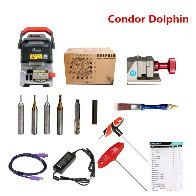 Xhorse Condor Dolphin XP005 автомат для резки ключей V1.1.3 работает на IOS и Android через Bluetooth