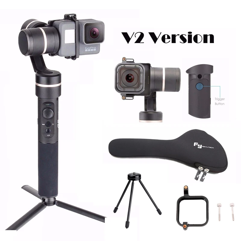 Feiyu G5 3-осевой брызгозащищенный карданный подвес для экшн-Камеры GoPro HERO 6 5 4 3 + Xiaomi yi