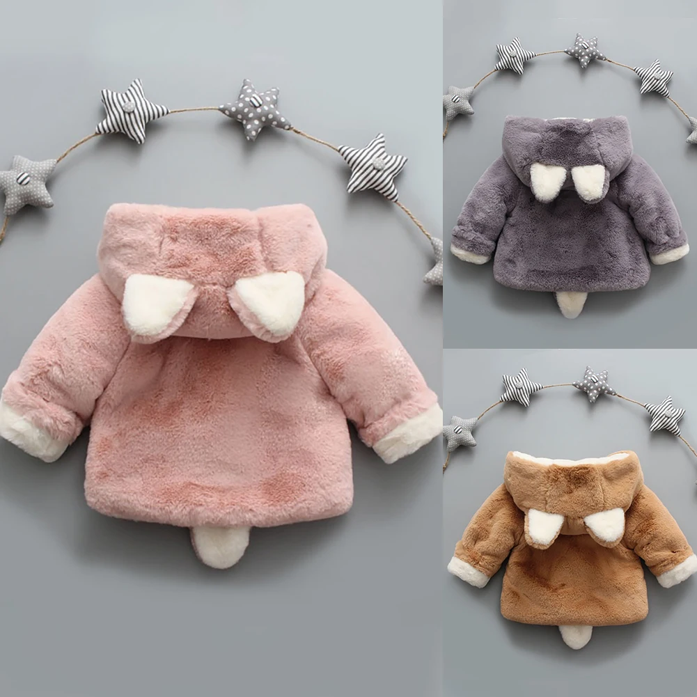 Niño Ropa de invierno Ropa para niñas Botones para niños Manga larga Ropa para niñas para niños Chaqueta de lana Chaqueta