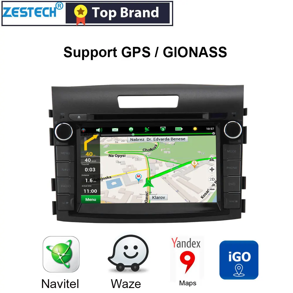 Android 9,0 ips " gps Радио автомобильный dvd-плеер для Honda CR-V 2006-2011 Автомобильная головная установка gps навигация DVD мультимедиа 4 Гб+ 64 ГБ