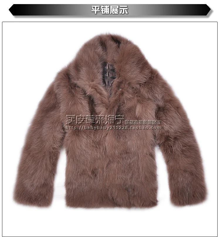 Vetement мужской мех лисы пальто, зимняя верхняя одежда сплошной цвет пушистый атмосферу в готическом стиле, пушистый мех пальто плюс Размеры S~ 3XL - Цвет: Хаки