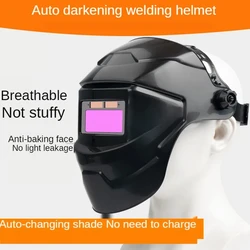 Casque de soudage solaire à lumière Variable, réglage automatique du masque de soudage, bouclier de protection des yeux, lunettes à gradation 