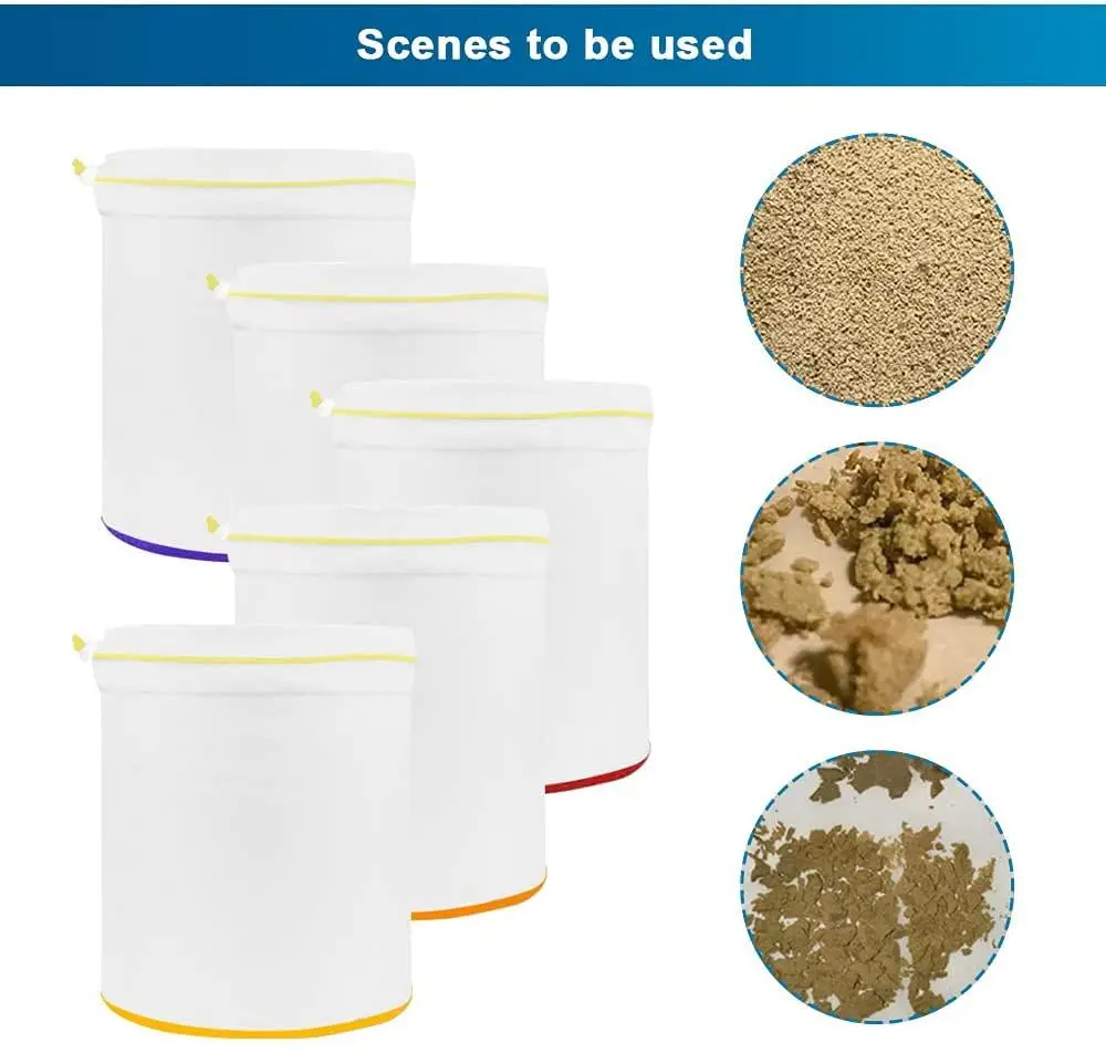 All Mesh Herbal Bubble Hash Bags 25 73 160 220 micron 32gallon 4bags