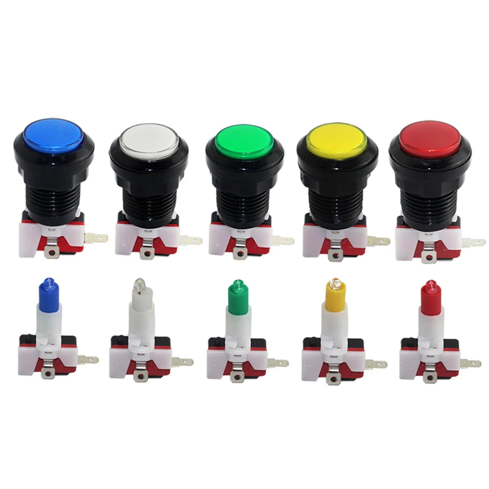 

12V Edge Illuminated button Crane game machien push button