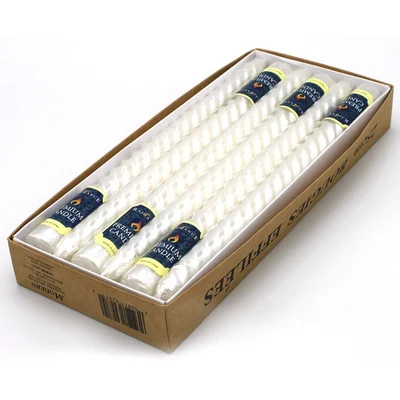 12Pcs Color E Свеча для дня рождения, декоративные свечи для подарка, восковая лампа, романтическая цилиндрическая Свадебная лампа QLB117 - Цвет: 12Pcs Color E