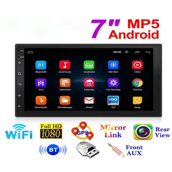 

For Android 10.1 Car Radio Multimedia Video Player 7 inch Screen Auto Stereo Double 2 DIN WiFi GPS Car Stereo MP5 Player