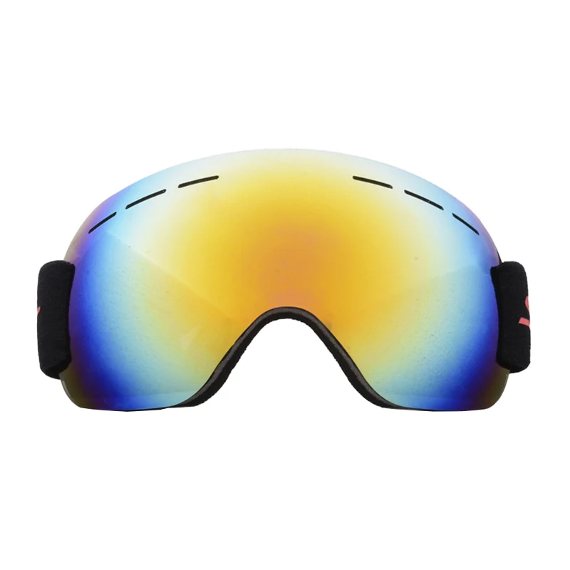 Red Lens UV400 противотуманные лыжные очки, специальные лыжные очки для сноуборда, зимние спортивные очки для катания на коньках, ветрозащитные очки для снегохода - Цвет: Red Lens