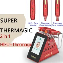 

2 In 1 HIFU Thermagic Machine RF Ion Multi-Functional Face Lift Eye Care Beauty Cellullite Skin Tightening Massage machine