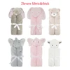Baby Plush Blankets Stroller Comforter Winter Newborn Bed Sheet Grey Elephants Kid Boy Girl Swaddle Wrap Cobertor Infantil Quilt 3
