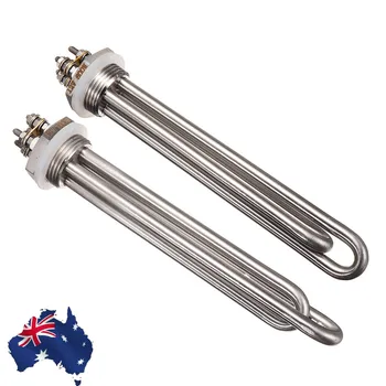 

12v 600w Electric Heater Stainless Steel Water Heating Element 1 Inch BSP NPT Immersion Heater Boiler Water Heater