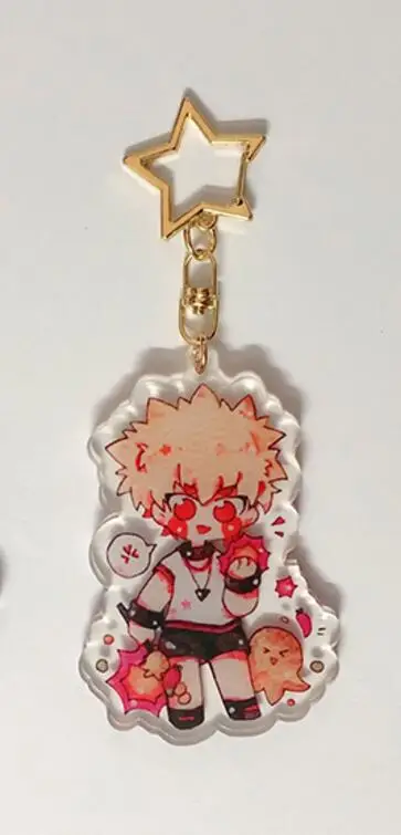 02 Аниме My Hero Academy Todoroki Shoto Midoriya izku Kaminari Denki Косплей настольная акриловая фигурка подвеска брелок игрушка - Цвет: 02