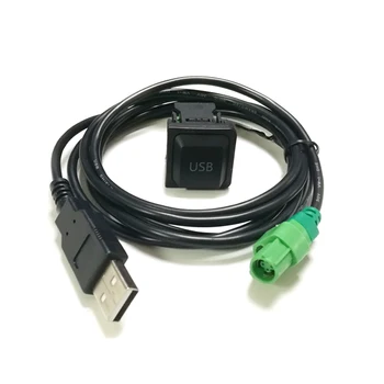 

Car USB switch button cable adapter for RCD510 RCD310 CD player radio for VW Touran Bora Sagitar for Skoda Octavia Fabia