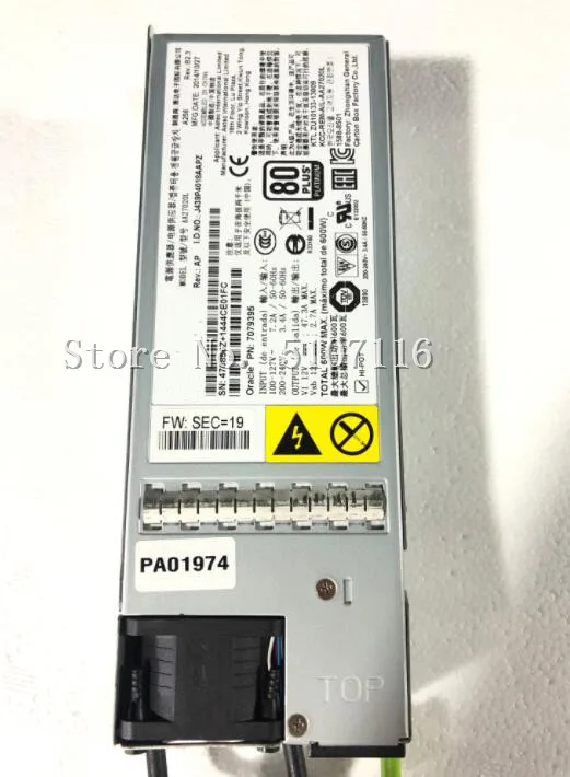 Серверный источник питания для Sun X3-2 для Fire X4170M3 AA27020L 7047410 600 Вт будет полностью протестирован перед отправкой