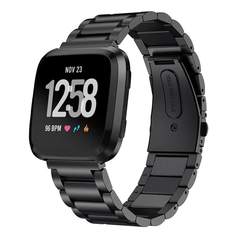 Ouhaobin для Fitbit Versa 2 ремешок металлический ремешок из нержавеющей стали для fitbit versa ремешок Ремешок Браслет замена 905#2