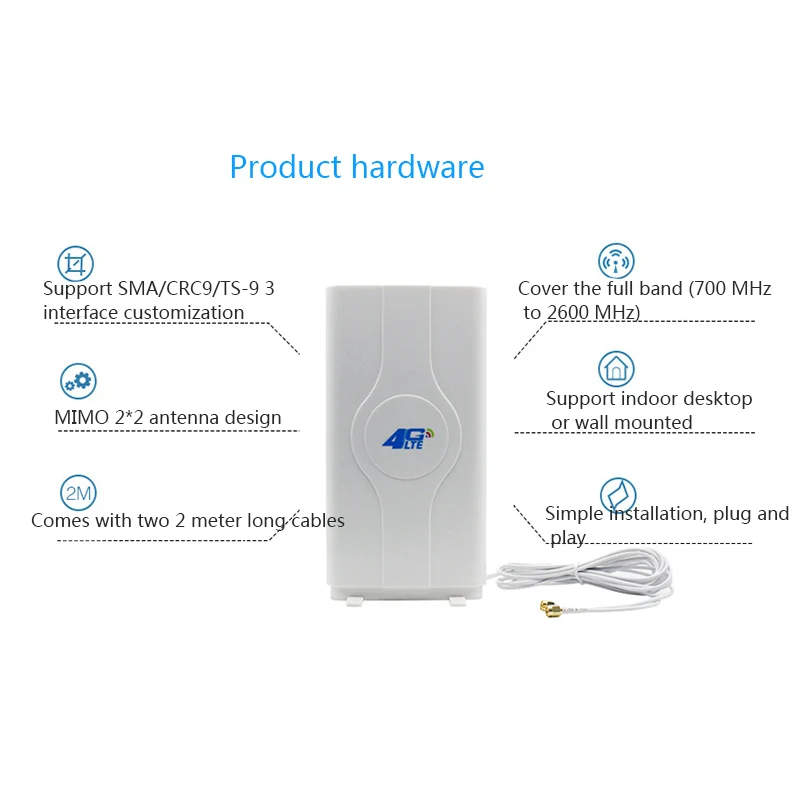 4G LTE SMA разъем 4G усилитель антенны для huawei B310, B593, E5186, B315, E5172 и так далее
